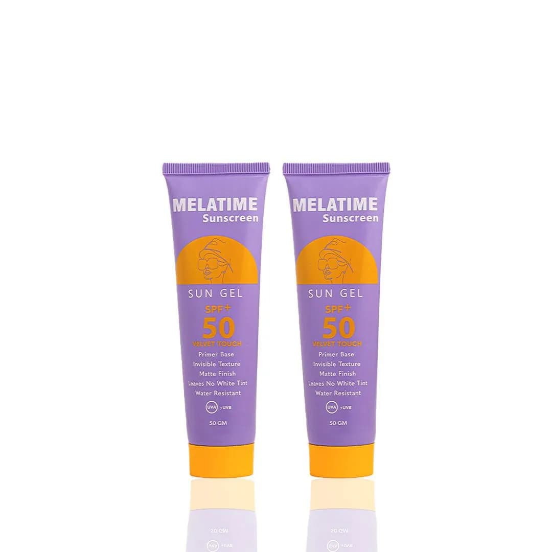 Melatime جل واقي شمس ميلاتيم حماية عالية SPF 50+ ( عدد 2 )