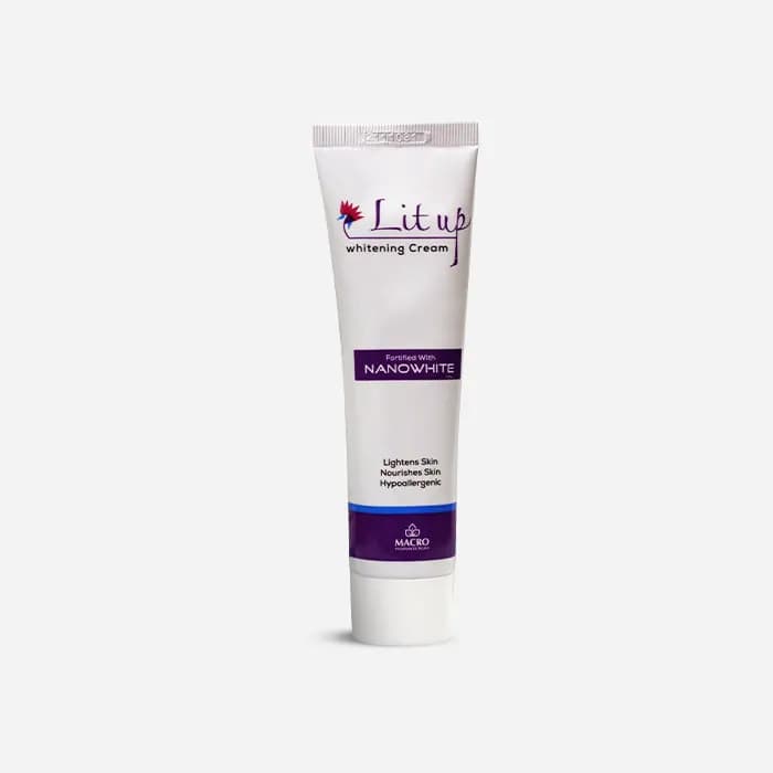 Lit Up كريم NanoWhite NanoWhite حجم: 50ml, 100 ml, 250ml SPF50+ 1+1 ألوان: عطور: بUNDLE 1: 3 قطع بUNDLE 2: 6 قطع