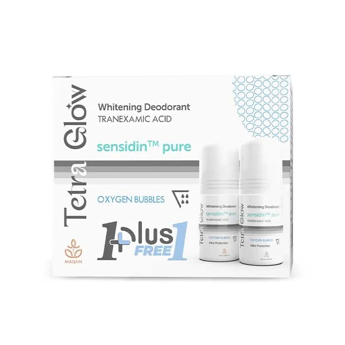 Tetra Glow مزيل عرق تترا جلو للتفتيج - فقاعات الأكسجين - عبوة ترويجية (1+1)
