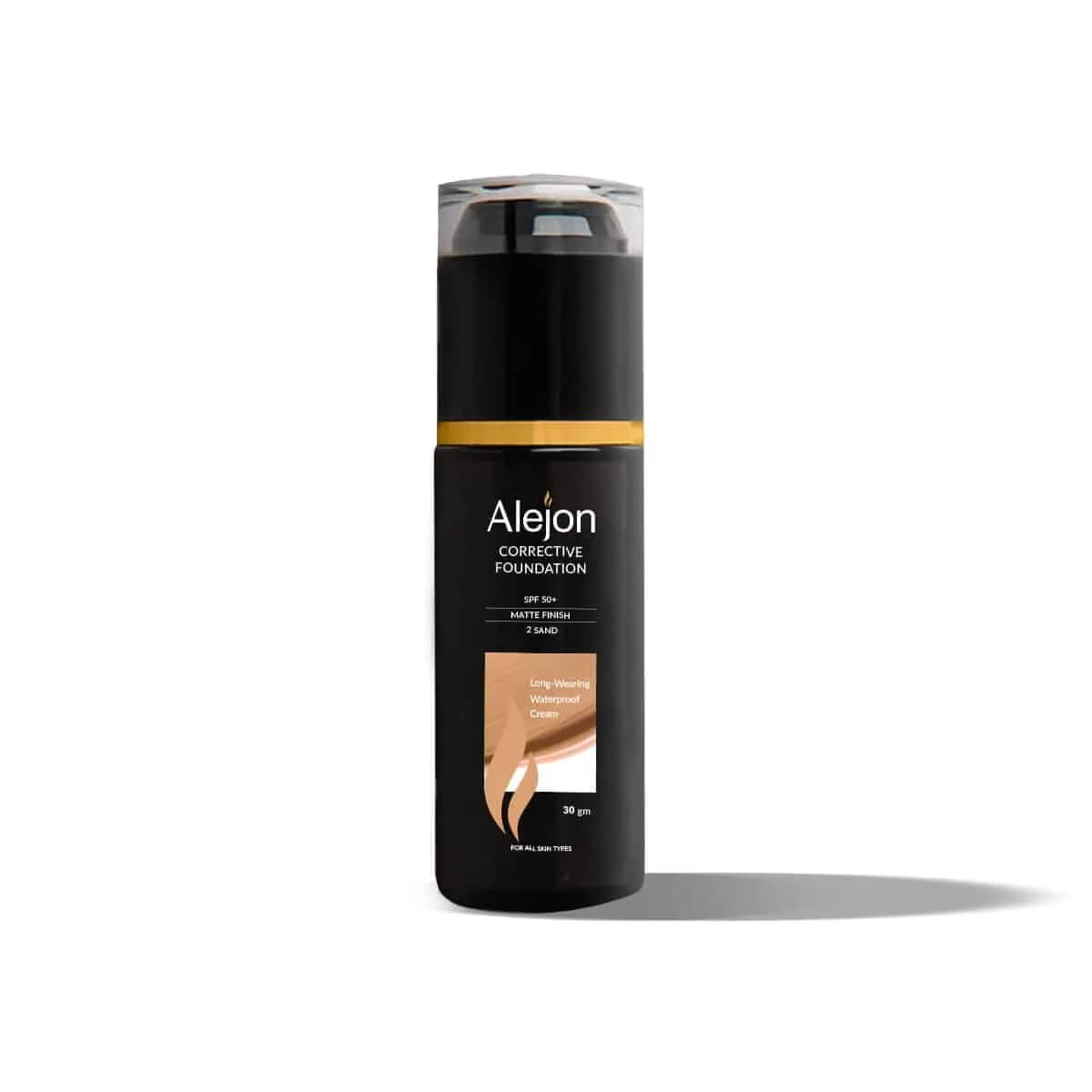 Alejon كريم اساس مصحح بمعدل حماية من الشمس 50+ - Sand