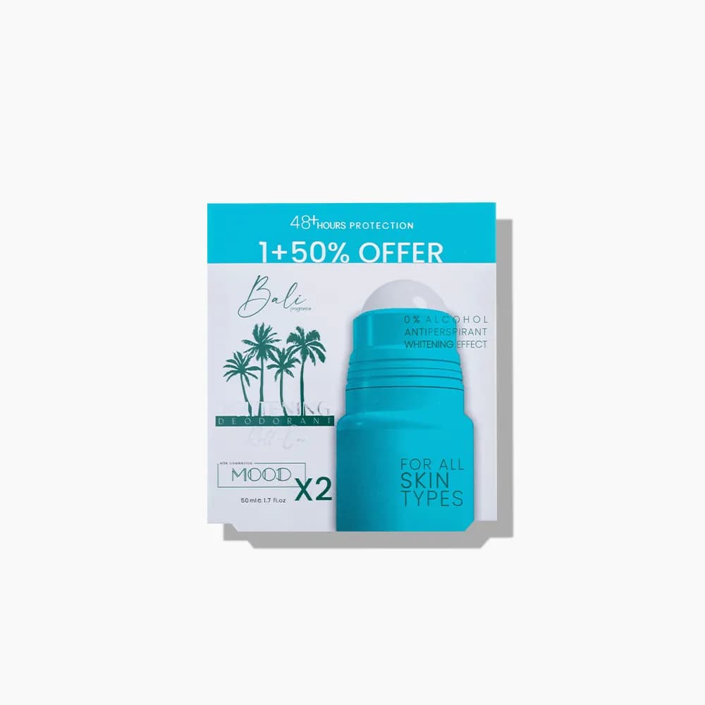 Mood عرض مزيل العرق رول أون للتفتيح بالي 1+50% 50 مل