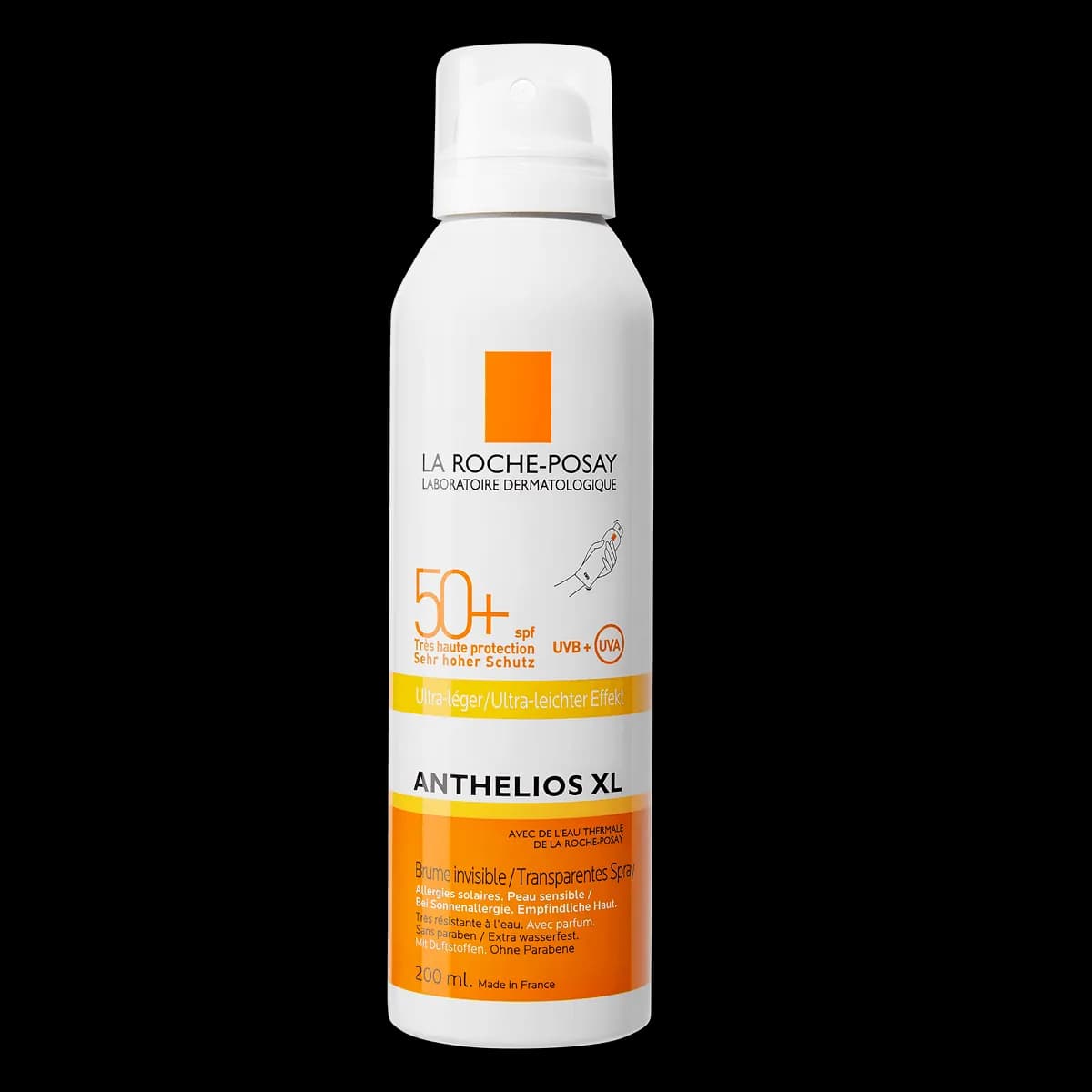 La Roche-Posay أنثيلوس إكس إل بخاخ جسم خفيف للغاية بعامل حماية SPF50+‎ - 200ml