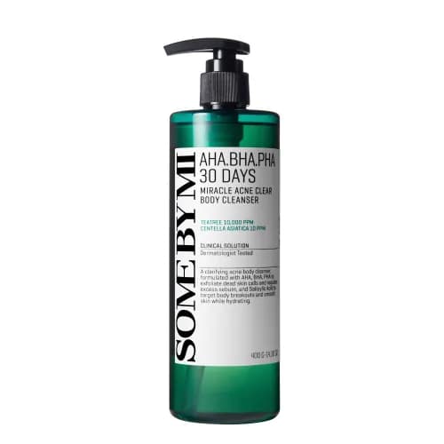 Some By Mi اسم المنتج الخاص بعلامة Some By Mi ضمن منتجات العناية بالبشرة: Miracle Exfoliating Acid Body Wash For Acne Treatment