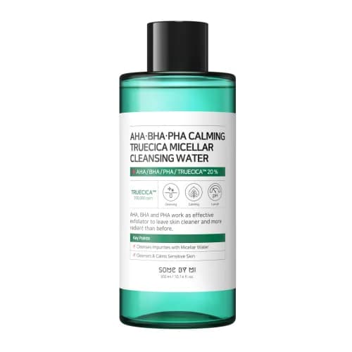 Some By Mi اسم المنتج الخاص بعلامة Some By Mi ضمن منتجات العناية بالبشرة: Aha Bha Pha Calming Truecica Micellar Cleansing Water
