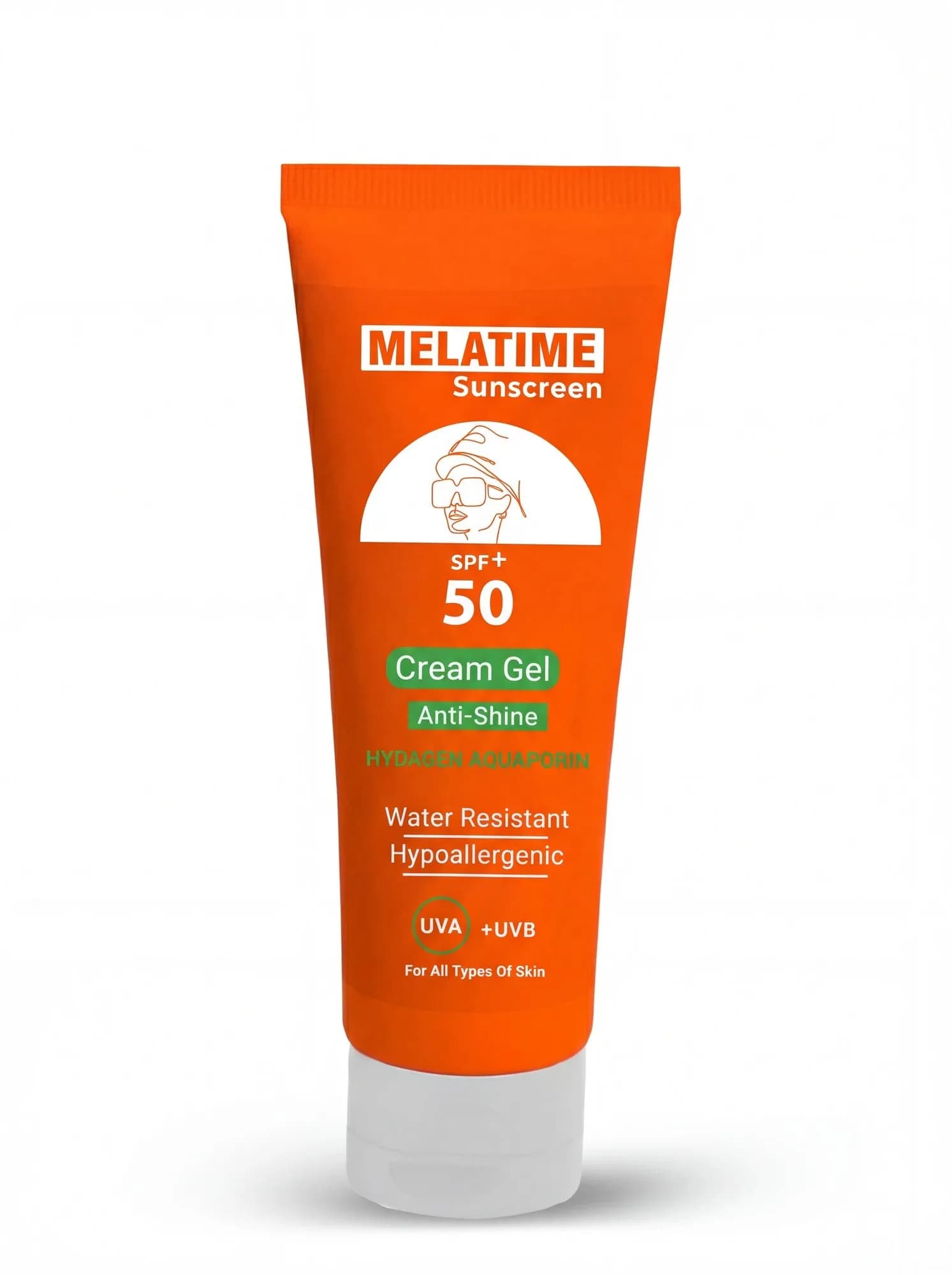 Melatime ميلا تايم كريم جل واقي شمس عالي الحماية SPF 50+