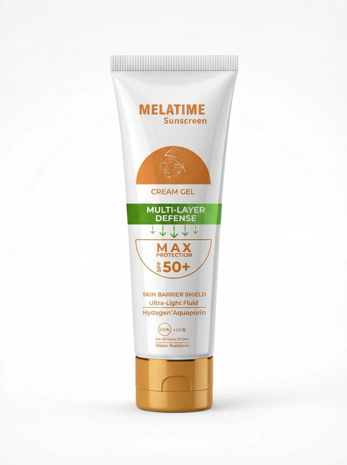 Melatime ميلا تايم كريم جل واقي شمس عالي الحماية SPF 50+ 60Gm